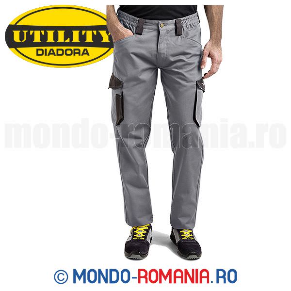 Pantaloni Diadora pentru sezonul rece - pantaloni Diadora Staff Winter gri